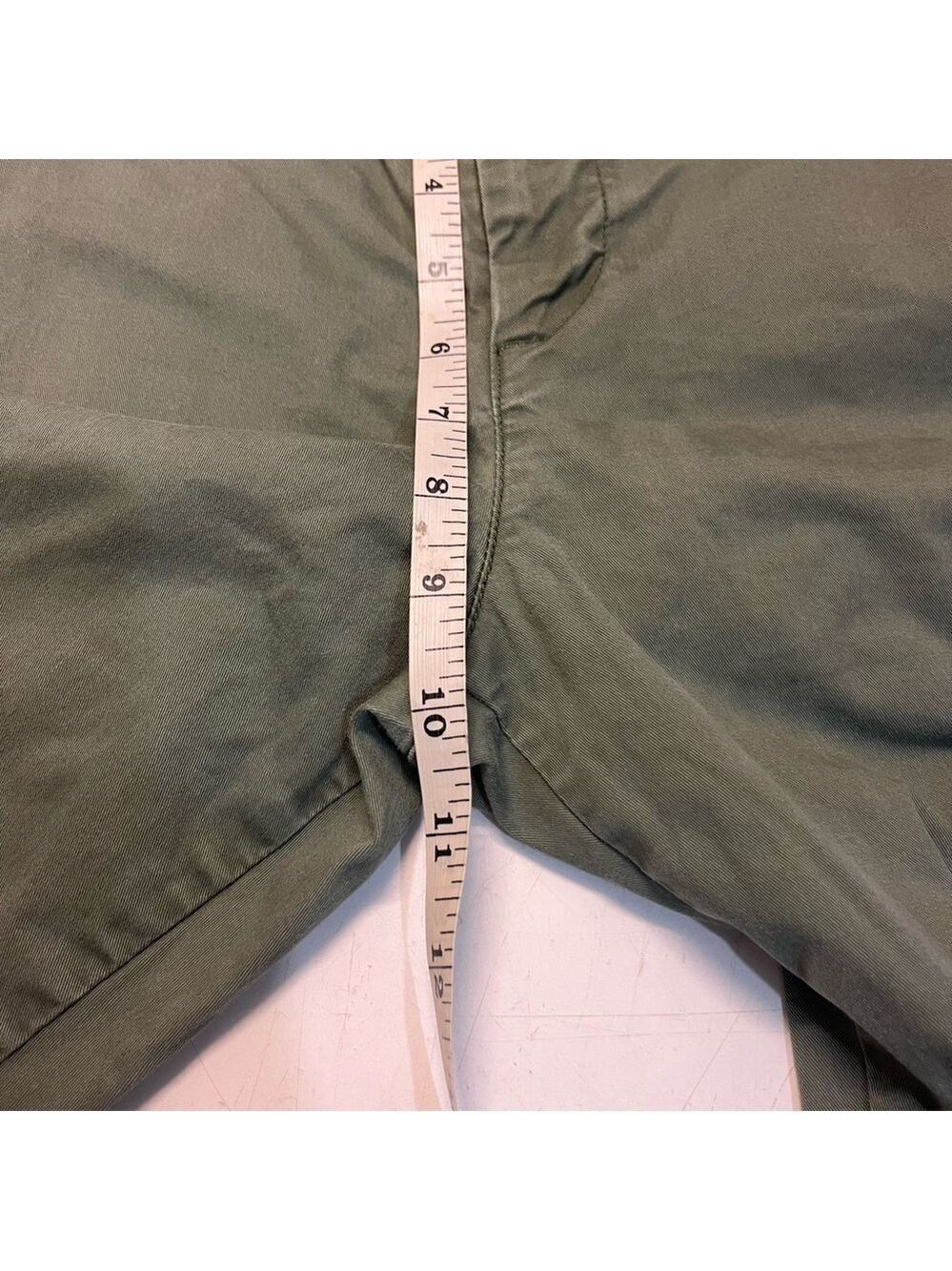 GAP Girlfriend Chino Cotton Pants in Green, size 0 - Picture 8 of 9